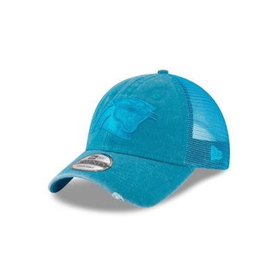 Carolina Panthers Gorra | New Era NFL Tonal Washed Trucker 9twenty Adjustable Cap Mexico - Azules